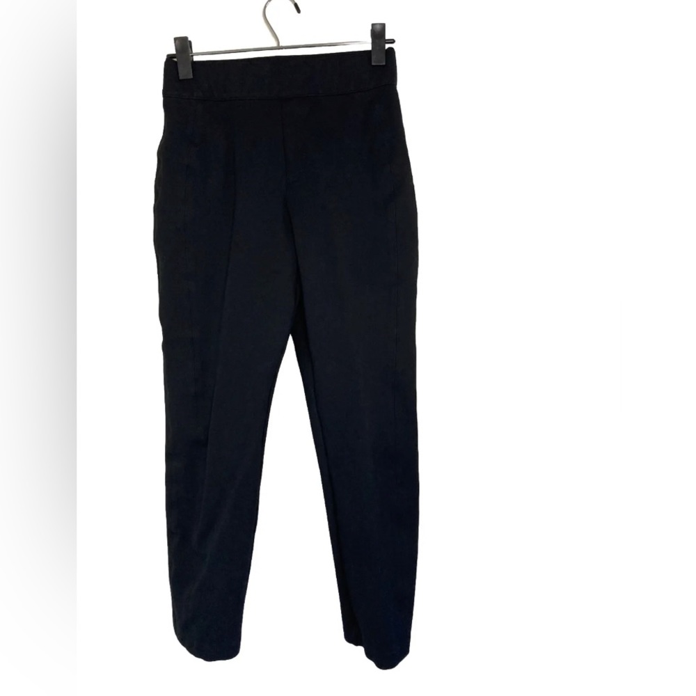 Spanx Pants The Perfect Pant Ponte Slim Straight   Black Size Small Petite